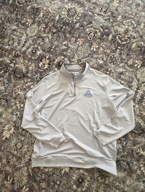 Peter Millar Quarter-Zip Performance Pullover with Logo